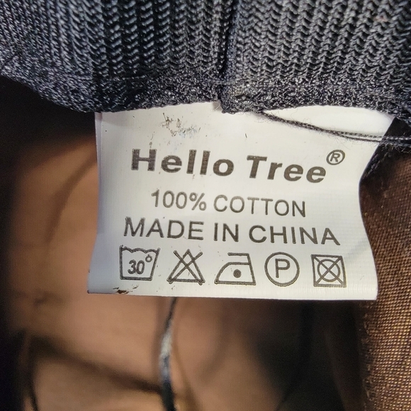 Hello Tree Denim Patchwork Bucket Hat Cotton Women's OS Adjustable 90s Y2K Style - Picture 11 of 14